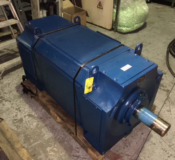 418 Kw AEG DC Motor. Type: GC31.12 Fremdluftung.