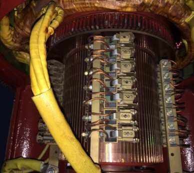 418 Kw AEG DC Motor. Type: GC31.12 Fremdluftung.