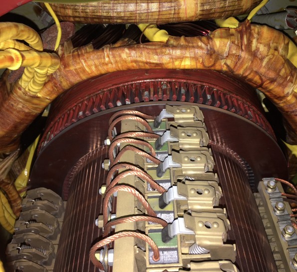 418 Kw AEG DC Motor. Type: GC31.12 Fremdluftung.