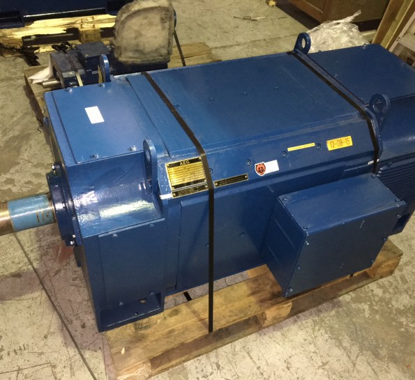 418 Kw AEG DC Motor. Type: GC31.12 Fremdluftung.